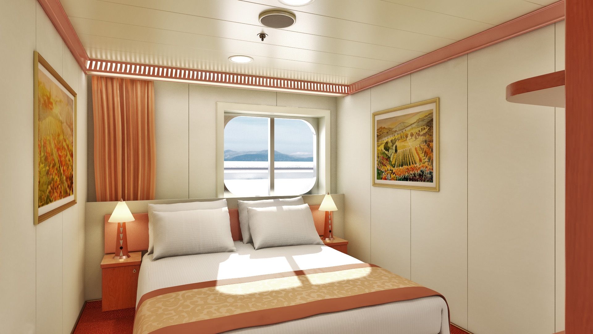 Interior with Picture Window (Walkway View)